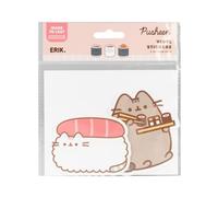 Pegatinas pusheen sushi impermeables - 2 stickers vinilo: decoración