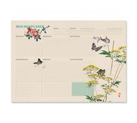 Planificador semanal a3 japanese - weekly planner : planner sin fecha