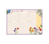 Grupo erik planificador semanal a4 wild flowers - aleman, weekly plann