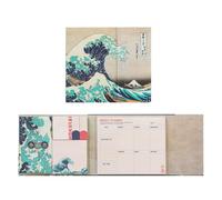 Grupo erik planificador semanal escritorio hokusai - 6 tamaños notas
