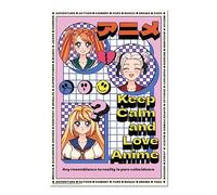 Grupo Erik Póster Anime Keep Calm and Love Anime - Lamina decorativa Keep Calm/Póster Keep Calm - Decoración anime, póster anime