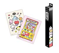 Grupo Erik Póster BT21 – 2 láminas decorativas para pared 38x52 cm