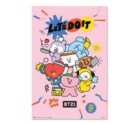 Grupo erik poster bt21 lets do it - laminas decorativas 61x91,5cm a to