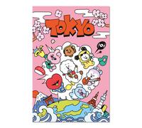 Grupo erik poster bt21 - posters decorativos intanfiles; 61x91,5 cm a