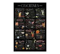 Grupo erik poster cocktails - laminas decorativas 61x91,5cm a todo col