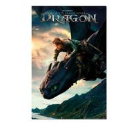 Grupo Erik Poster Como entrenar a tu Dragon | Laminas decorativas 61x91,5cm a todo color, Posters para pared ideal decoración habitación