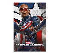 Erik Póster Marvel Studios - Capitán América Brave New World - 91,5 x 61 cm - Enrollado