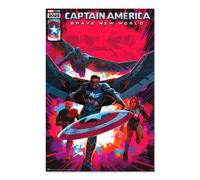 Grupo erik póster de marvel - capitán américa brave new world comic