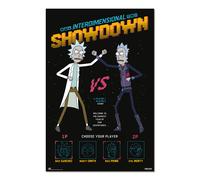 Grupo erik póster de rick y morty interdimensional showdown - 35.8 x
