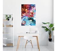 Grupo erik poster demon slayer - laminas decorativas 61x91,5 cm a todo