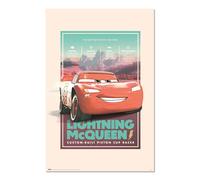 Erik Póster decorativo infantil Disney Pixar Cars Vintage GPE6041 – 61x91,5 cm a todo color