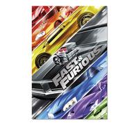 Grupo erik poster fast and furious coches - lamina decorativa 61x91,5c
