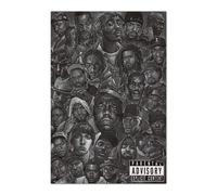 Grupo erik póster hip hop all star - lamina decorativa hip hop/póste
