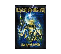 Grupo Erik Poster Iron Maiden de Tela - Banderola enrollable para Decoracion habitacion u hogar │ 70x100 cm : Regalos para amantes de la musica rock│ Merchandising Oficial