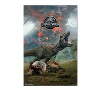 Grupo erik póster jurassic world - lamina decorativa jurassic world/p