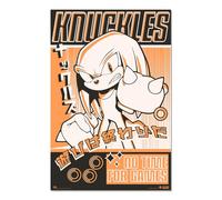 Erik Póster Sonic Knuckles – Lámina decorativa 61 x 91,5 cm a todo color