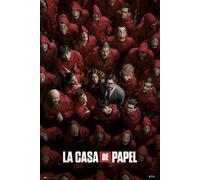 Grupo erik poster la casa de papel guerra - laminas decorativas 61x91,