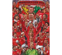 Erik Póster Manchester United Leyendas – Lámina decorativa 61x91,5 cm a todo color