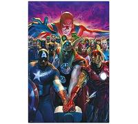 Grupo erik póster marvel los vengadores, 10 by alex ross - lamina dec