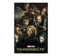 Grupo erik poster marvel thunderbolts - laminas decorativas 61x91,5cm