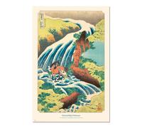 Grupo erik poster minowa, kanasugi y mikawashima by utagawa hiroshige