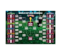 Grupo Erik Poster Mundial de Futbol 2026, Planificador - Laminas decorativas 61x91,5cm a todo color | Posters para pared ideal decoración habitación : Merchandising OFICIAL