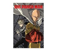 Erik Póster One Punch Man Saitama & Genos – Lámina decorativa con licencia oficial