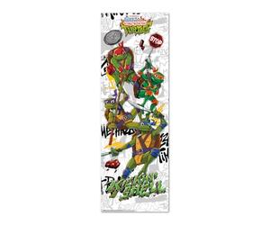 Grupo Erik Póster puerta Tortugas Ninja | Lamina decorativa (158x53cm) a todo color, Posters para pared ideal decoración habitación