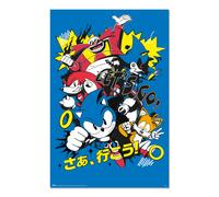 Grupo erik poster sonic manga - lamina decorativa 61x91,5cm