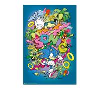 Grupo erik poster sonic pop - laminas decorativas 61x91,5cm a todo col