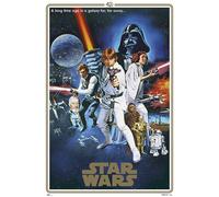 Erik Póster Star Wars Classic 40 Aniversario One Sheet B, 61 x 91,5 cm, papel 150 g brillo, CE