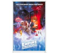 Grupo Erik Poster Star Wars Classic El Imperio Contrataca - Laminas decorativas 61x91,5cm a todo color | Posters para pared ideal decoración habitación Star Wars regalos