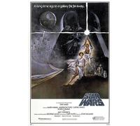 Grupo erik - póster star wars la guerra de las galaxias cartel, 61x91