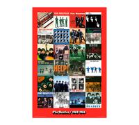 Grupo erik poster the beatles era 1962 1966 - laminas decorativas 61x9