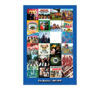 Grupo erik poster the beatles era 1967 1970 - laminas decorativas 61x9