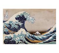 Erik Póster La gran ola de Kanagawa de Hokusai