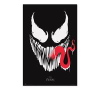 Grupo Erik Póster Venom Cara Negra – Lámina decorativa 61×91,5 cm
