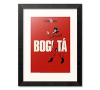 Grupo Erik Print enmarcado 30x40cm Bogota - Lamina decorativa La Casa de Papel - Póster La casa de Papel/Print La Casa de Papel Bogota - Decoración La casa de Papel - Producto con licencia oficial