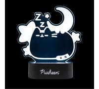 Erik Lámpara de mesita de noche Pusheen Cat LED Kawaii para niños