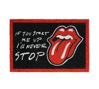 Erik Felpudo The Rolling Stones – Fibra de coco antideslizante e impermeable 40x60 cm para entrada