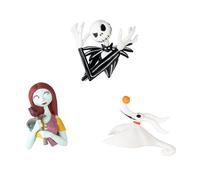 Grupo erik set 3 imanes pesadilla antes de navidad - jack, sally y zer