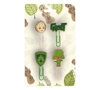 Grupo erik set clips con topper marvel groot - marcador de libros marv