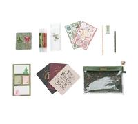 Grupo Erik Set de Papeleria Wicked - Material Escolar con Estuche | Kit papeleria niña para Vuelta al Cole, Lápiz, Boli, Goma, Pegatinas, 3 libretas, Clips, Subrayadores y Notas adhesivas
