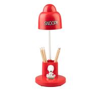 Grupo Erik Snoopy Lampara Escritorio - Flexo Escritorio Recargable | con 3 Temperaturas de Luz, Regulable, Cuello Flexible y Compartimento Multifunción, Decoracion Habitacion, USB-C