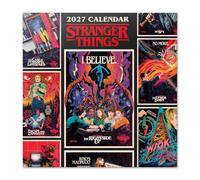 Grupo Erik Stranger Things Calendario 2027 Pared - Almanaque 2027 30x30cm | Planificador Mensual, 12 Ilustraciones, Póster Incluido, En 6 Idiomas, Stranger Things Merchandising