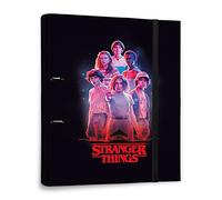 Erik Carpeta Stranger Things A4 – Archivador 2 anillas con goma y tapa dura – Merchandising
