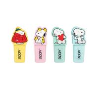 Grupo Erik Subrayadores Pastel Snoopy - 4 Marcadores con Toper 3D | Papeleria Bonita, Material Escolar
