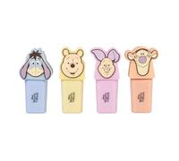 Grupo Erik Subrayadores Pastel Winnie The Pooh - 4 Marcadores con Toper 3D | Papeleria Bonita, Material Escolar, Disney Regalo