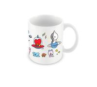 Erik Taza BT21 Universtar – Taza de cerámica para desayuno 350m