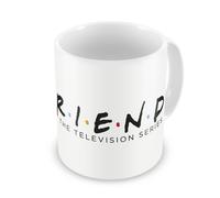 Erik Taza Friends Logo Serie – 350 ml cerámica apta lavavajillas, 9,5 cm × 8 cm, con caja